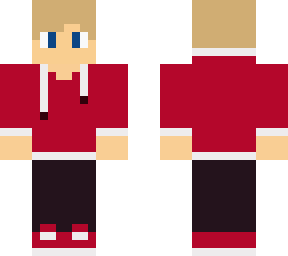 red hoodie boy teen