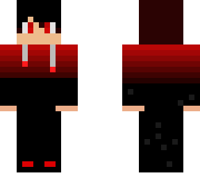 red n black