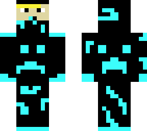 the stealth black and blue nija