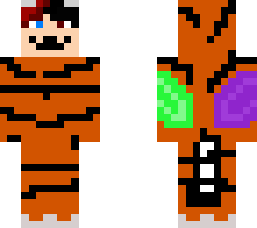 tuzzik with tiger suit.