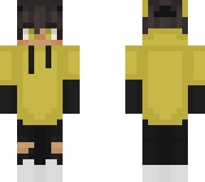 yellow feathered sweat