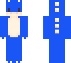 blue dinosour