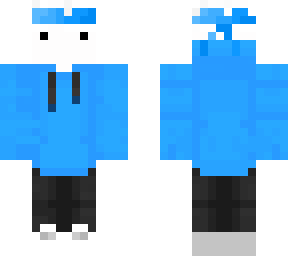 blue hoodie poof guy