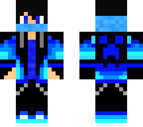 blue masked gamer