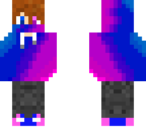 blue purple mask
