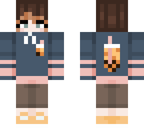 boba hoodie girl