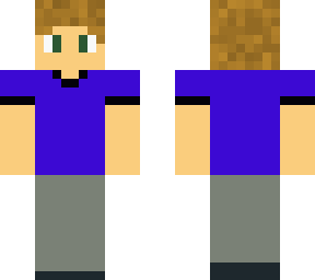 boy with a blue shirt