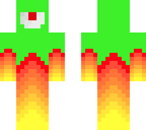 flaming alien