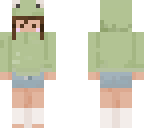 flat frog girl