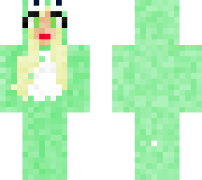 girl in frog onsie