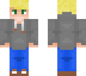 grey hoodie boy (skin from/for sauriercrafter)