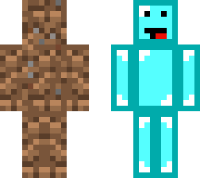 half diamond half dirt cuz they are opposites.yep.