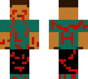 herobrine but full of blood
