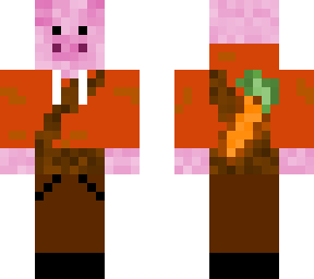 orange_029 pig