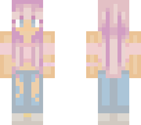 pink haired girl