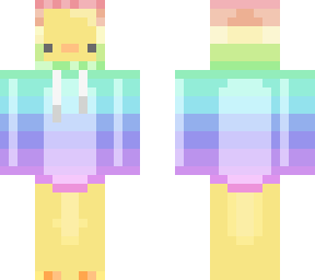 rainbow hoodie duck (lightened/fixed)