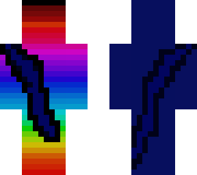rainbow with crack