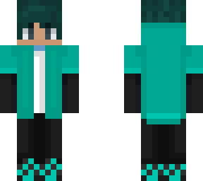 red and white boy (blue edit)