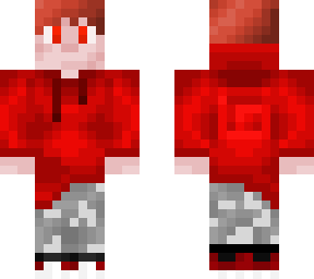 red hoodie boy