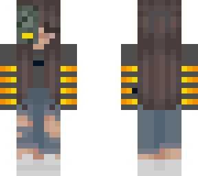 robotgirl skin rred/ornage/yellow
