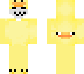 uwu man in a ducky costume