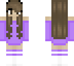 violet shirt wolf girl