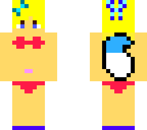 blond bikini girl