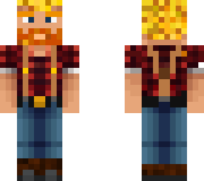 blonde lumberjack