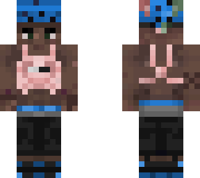 blue bandana