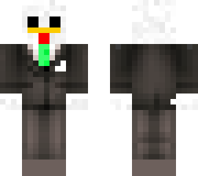 chicken in a suit