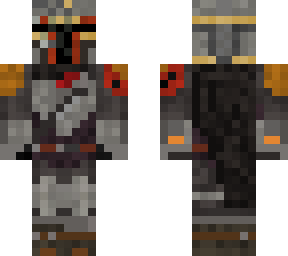 custom mandalorian (gold/red)