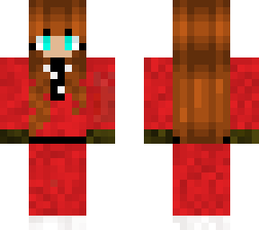 demon girl in red suit