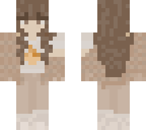 girl with brown hair and sapnap shirt