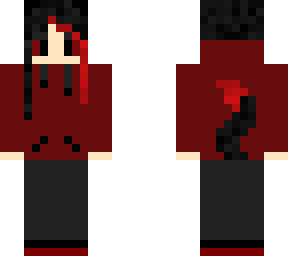girl with hoodie (demon edition)