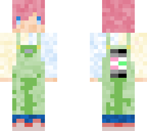 little person with overalls