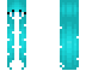 long teal~hair base