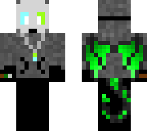 masked dragon person thing