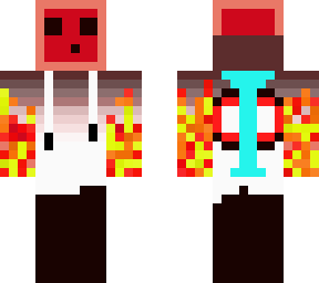 me skin with fire