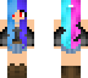 multicolored girl