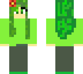 nature girl with sweater