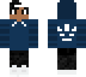navy blue hoodie
