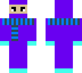purple winter suit