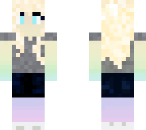 rainbow skin lady