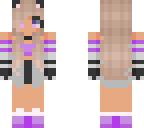 random purple girl