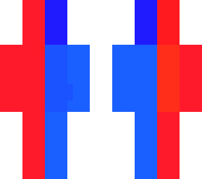 red blue
