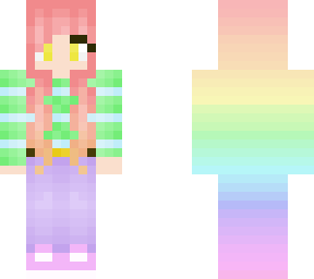 + zoecuteskins' kawaii rainbow contest + cute pastel rainbow girl +