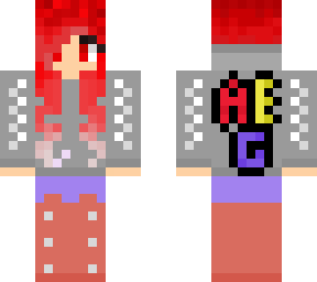 abby with red hairand eye