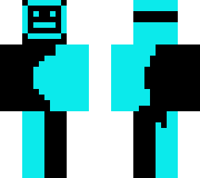 blue and black side