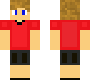 boy in a red shirt