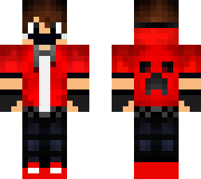 cool red hoodies gamer w/mask